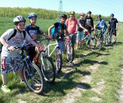 Celodenní cyklistický výlet směr jezero Nová Milada 5. 5. 2018